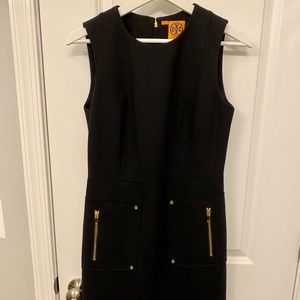 Tory Burch Wool Blend Sleeveless Dress